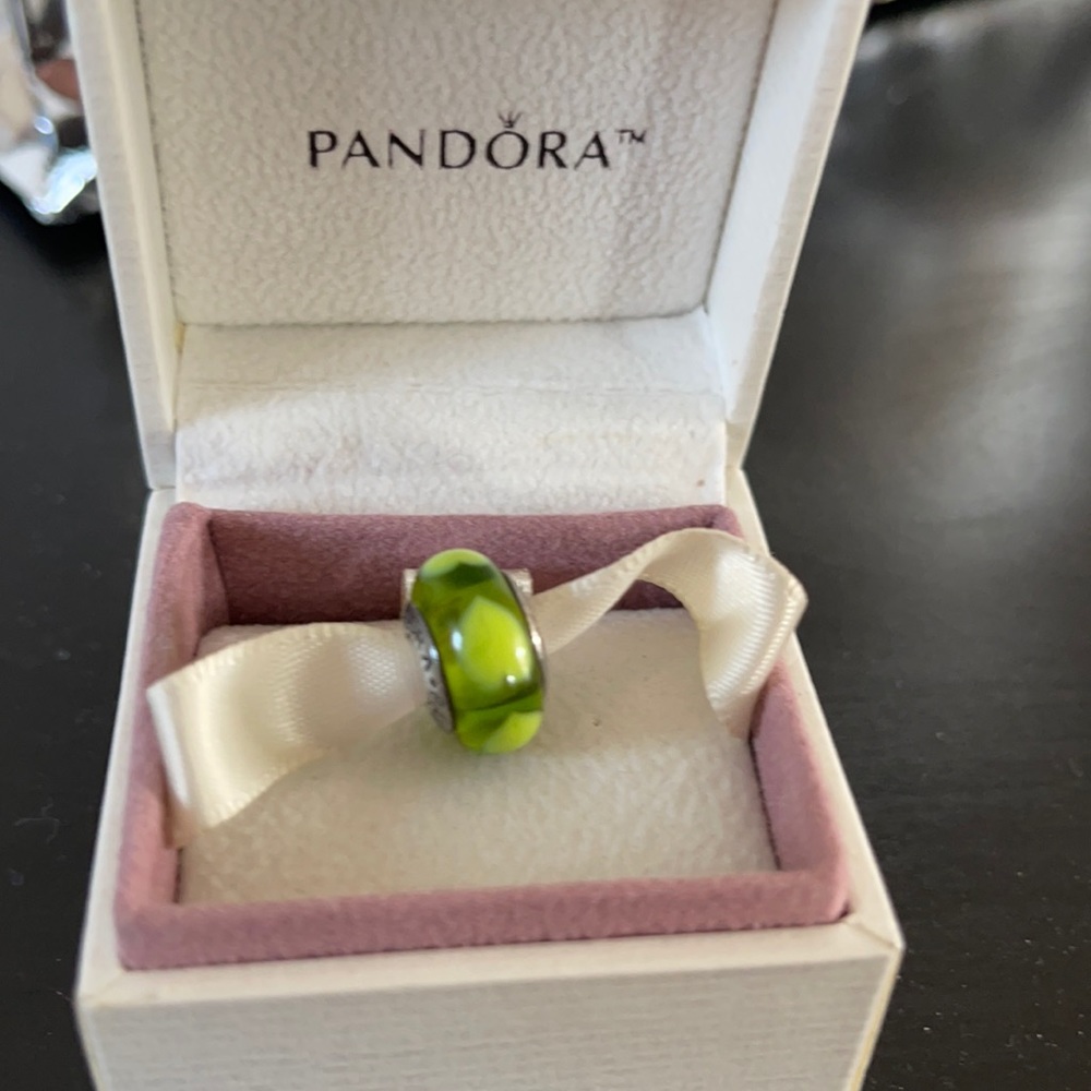 Pandora - Murano Glass Bead Green